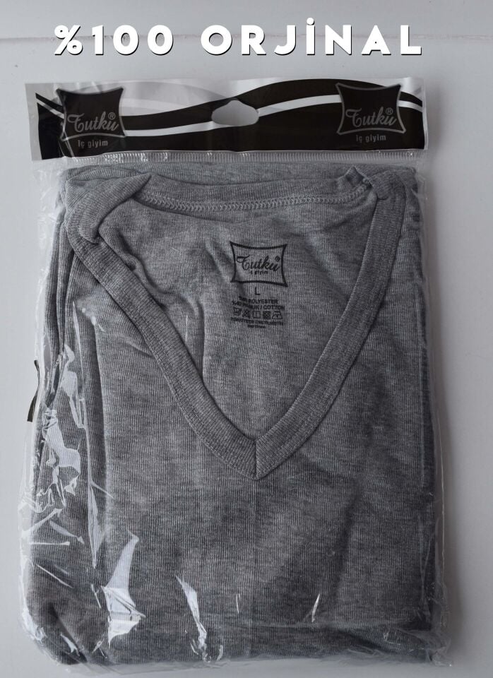 Tutku Erkek Ribana V Yaka Fanila (107 TEKLİ)