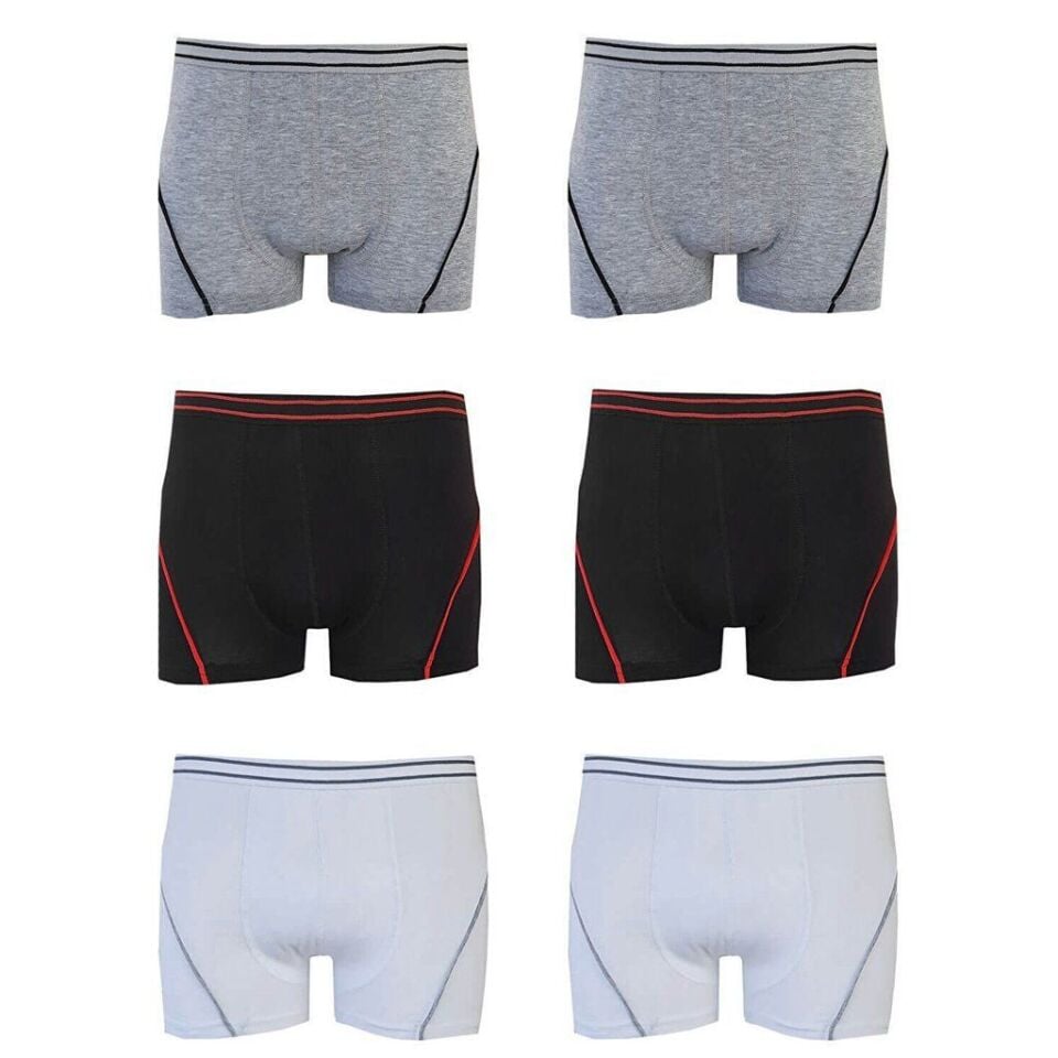 Tutku Erkek Çocuk Likralı Boxer 6'lı Paket (133)