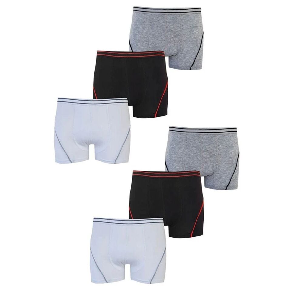 Tutku Erkek Çocuk Likralı Boxer 6'lı Paket (133)