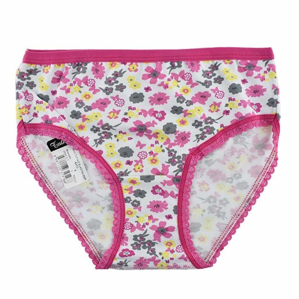 Tutku Elestan Empirme Kız Çocuk Slip Külot 12'li (840)