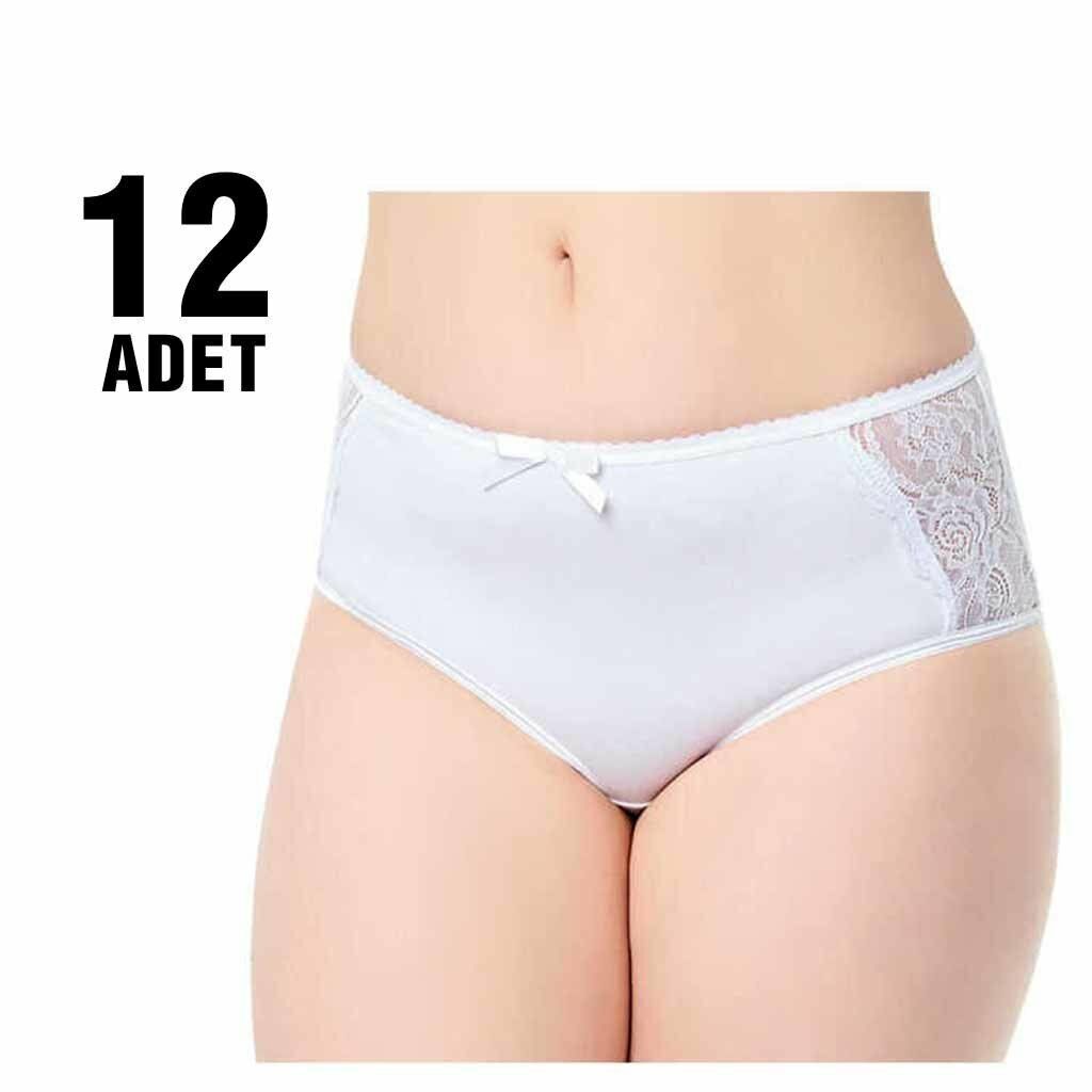 Tutku Elit 2402 Paçası Dantel Bayan Bato 12'li
