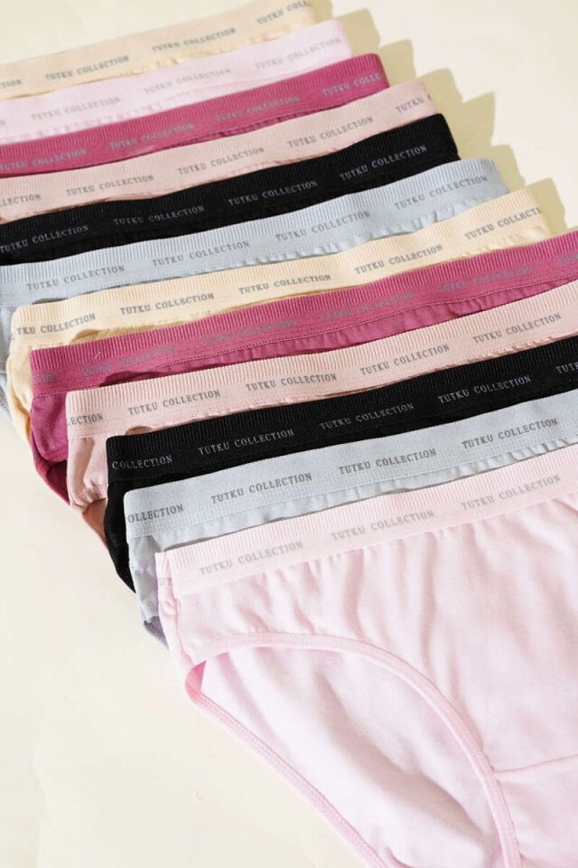 Tutku Perla Kadın Bikini Külot 12'li ( Perla 599 )