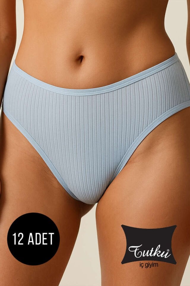 Tutku 592 Pandora Kadın Bikini Külot 12'li Paket ( 592 Pandora)