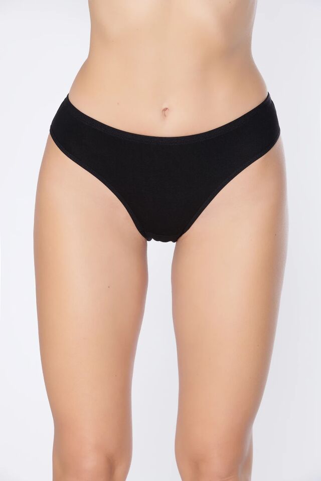 Tutku Elit Kadın Bambu Düz Bikini Külot 12'li ELT2711