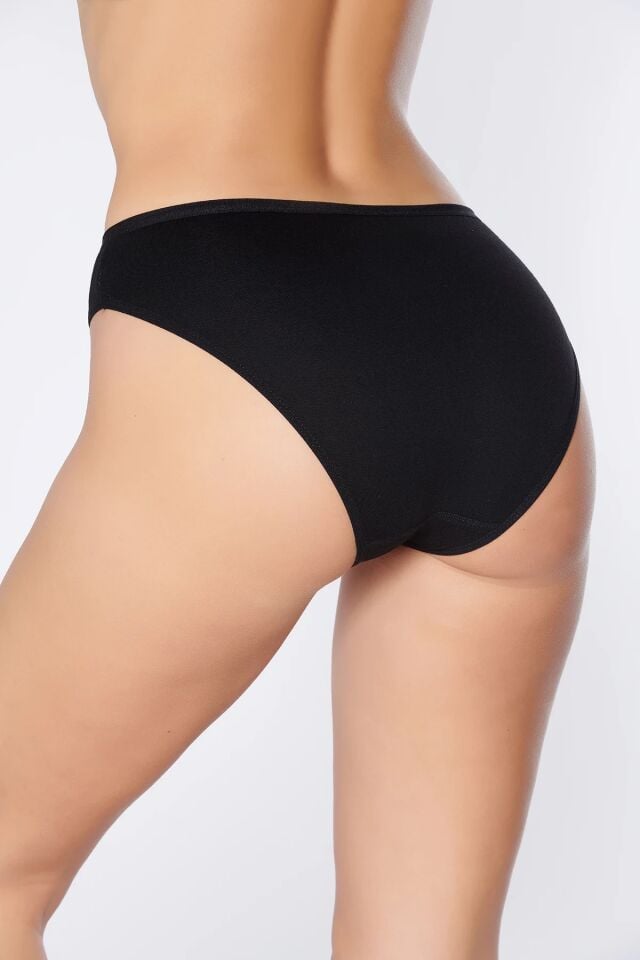 Tutku Elit Kadın Bambu Düz Bikini Külot 12'li ELT2711