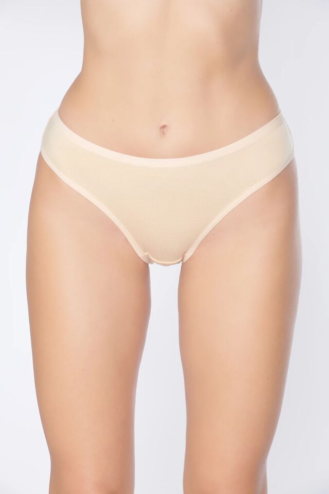 Tutku Elit Kadın Bambu Düz Bikini Külot 12'li ELT2711