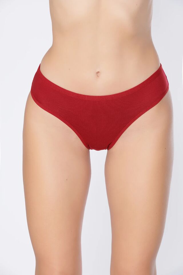 Tutku Elit Kadın Bambu Düz Bikini Külot 12'li ELT2711
