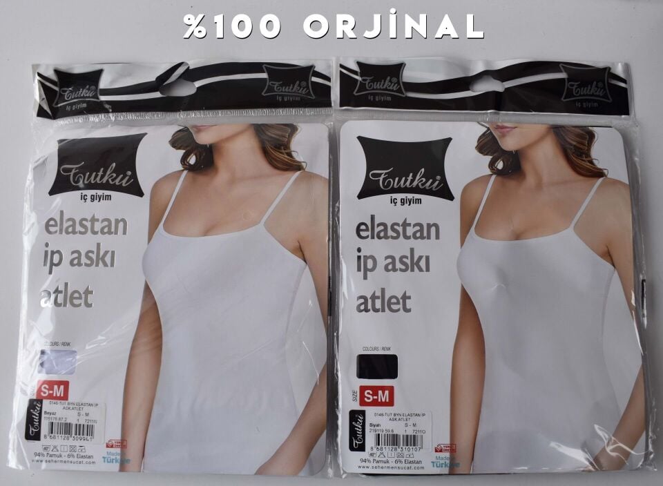 Tutku Elestan İp Askılı Bayan Atlet (146 TEKLİ)