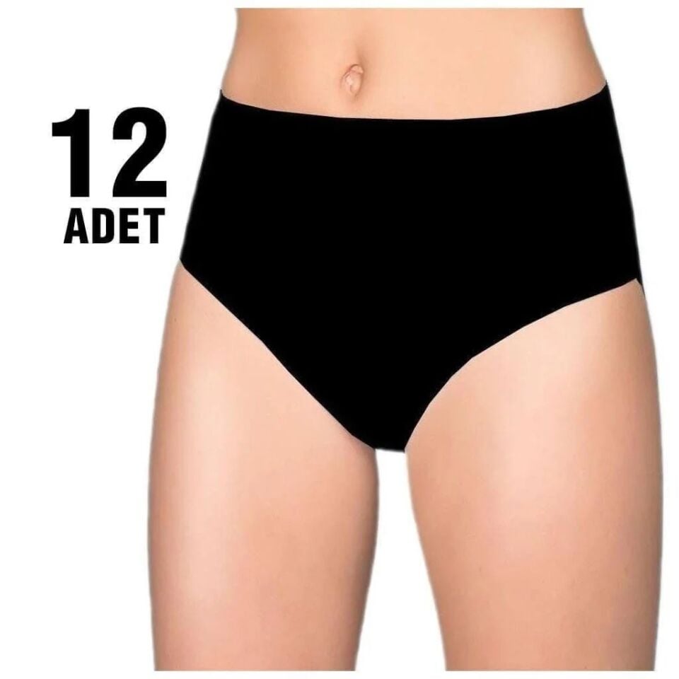 Tutku Bayan Likralı Bayan Bato Külot Renkli 12'li