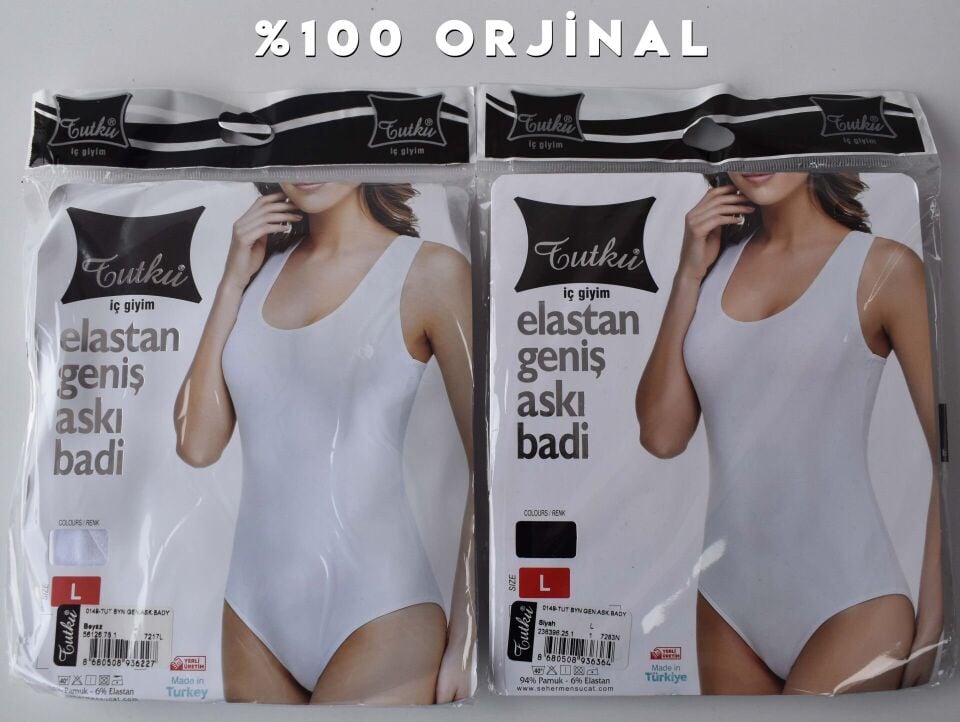 Tutku 0149 Bayan Kalın Askılı Çıtçıtlı Badi Zıbın (Kancalı)