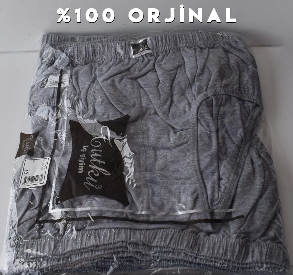 Tutku Erkek Kom Slip Külot Renkli 12'li (109 RENKLİ)