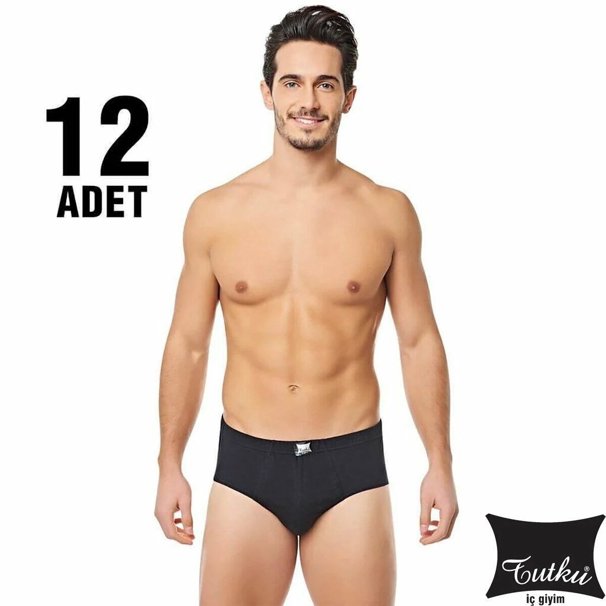 Tutku Erkek Kom Slip Külot Renkli 12'li (109 RENKLİ)