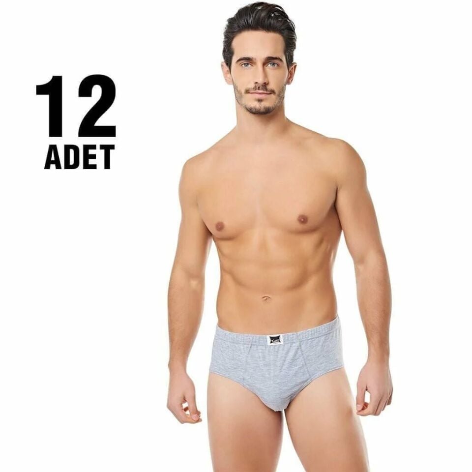 Tutku Erkek Kom Slip Külot Renkli 12'li (109 RENKLİ)