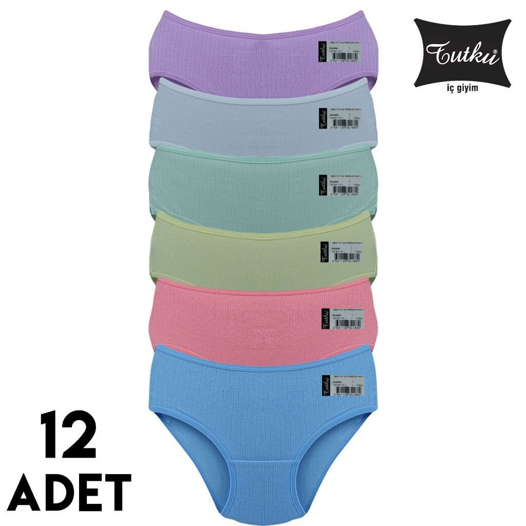 Tutku 0852 Kız Çocuk Pandora Külot 12'li