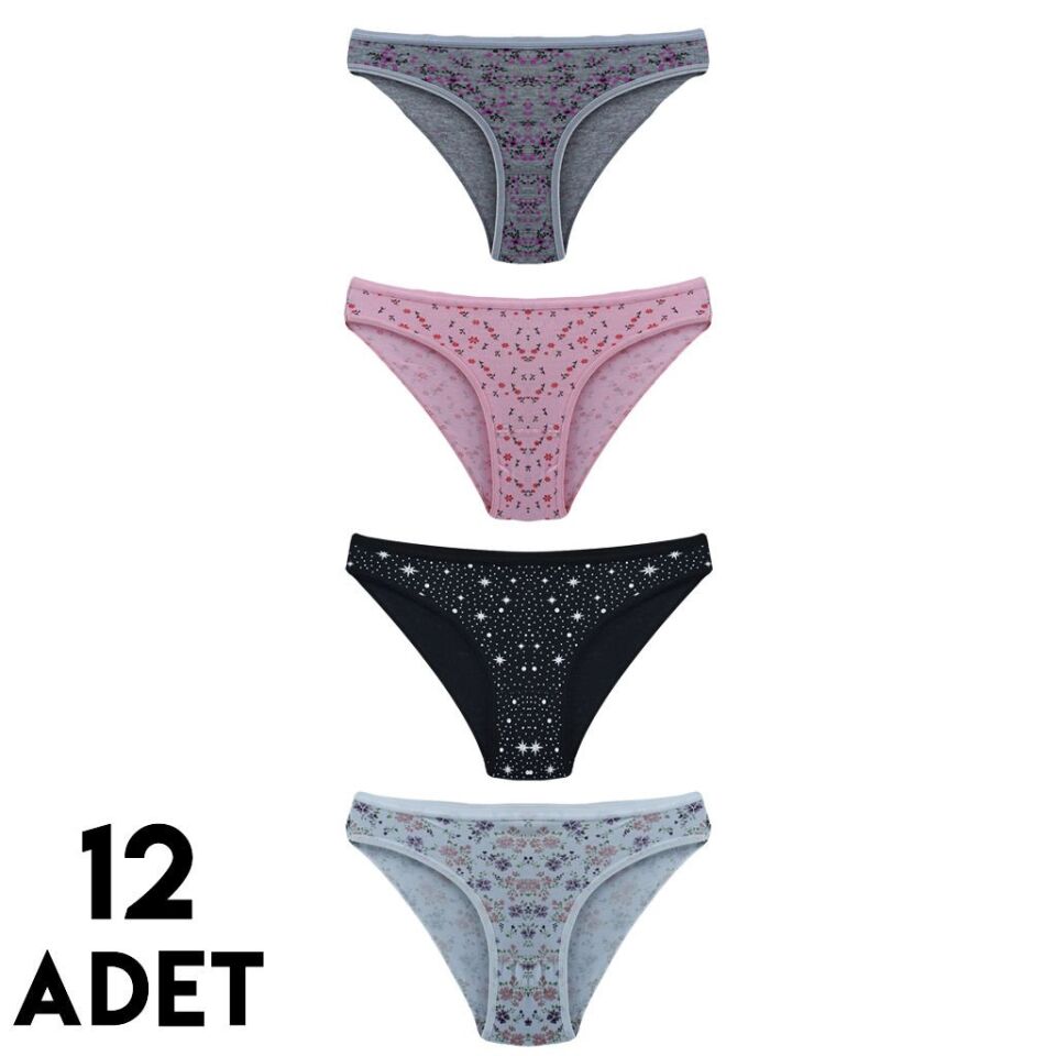 Tutku 0585 Hilda Bayan Bikini 12'li