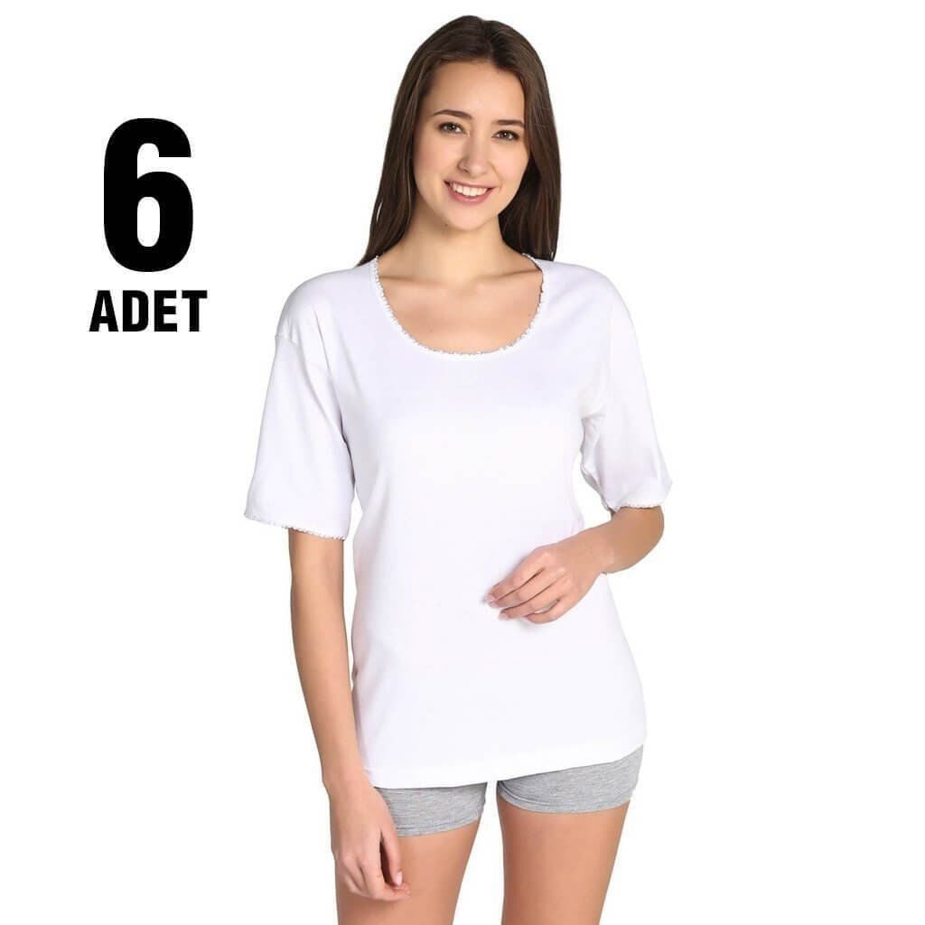 Seher Kollu Kaşkorse Bayan Atlet 6'lı (SKD11 6'LI)