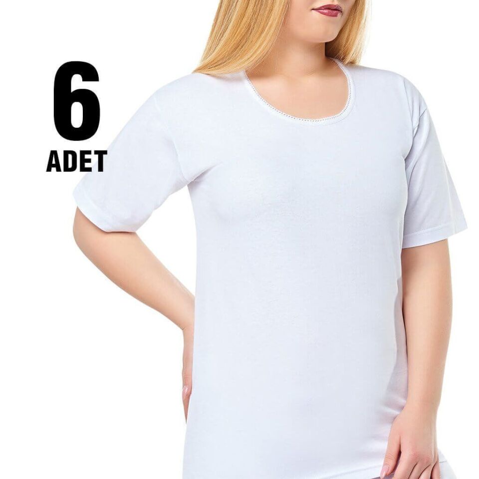 Seher Kollu Kaşkorse Bayan Atlet 6'lı (SKD11 6'LI)