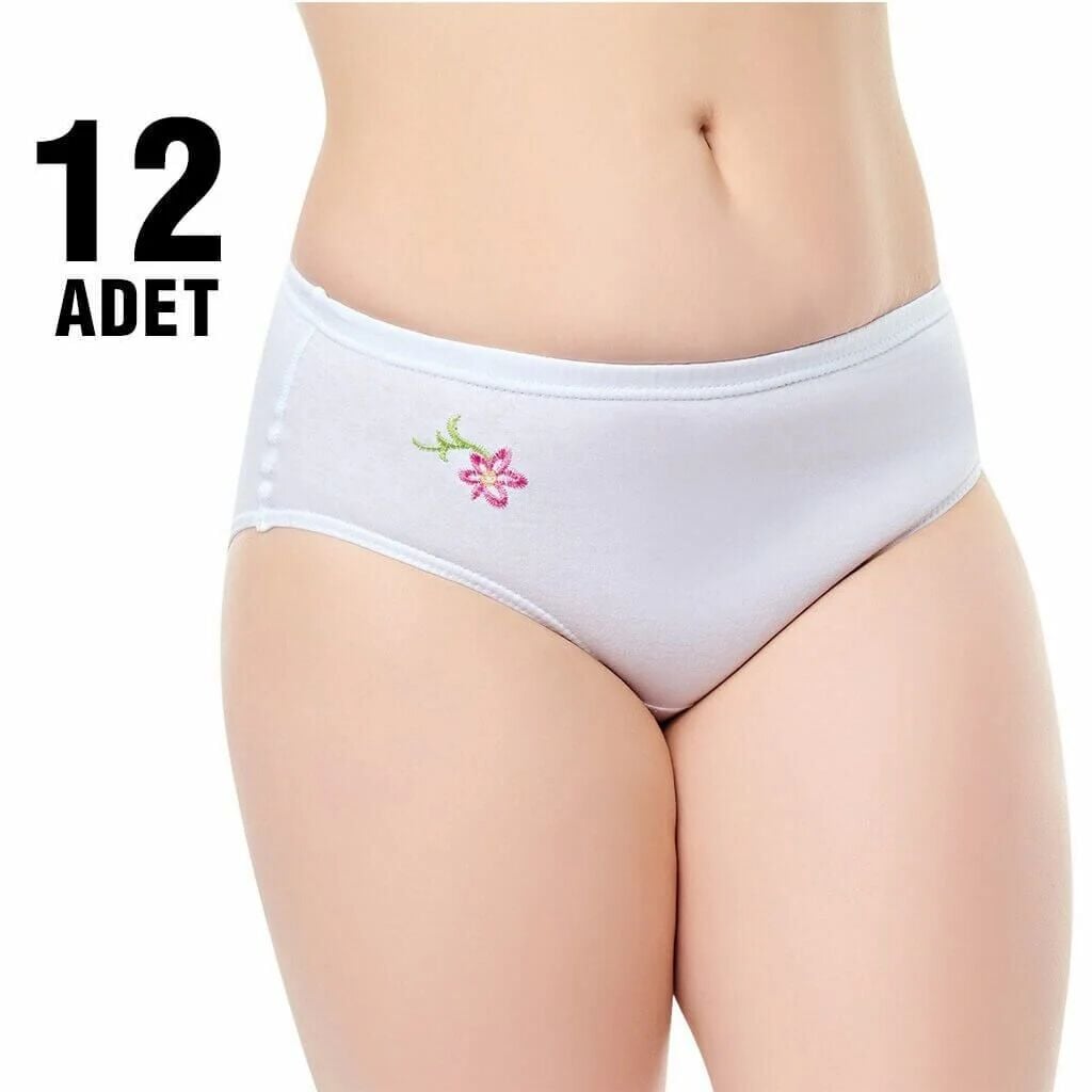 Seher İşlemeli Bayan Kom 12'li (SKD24 12'Lİ)