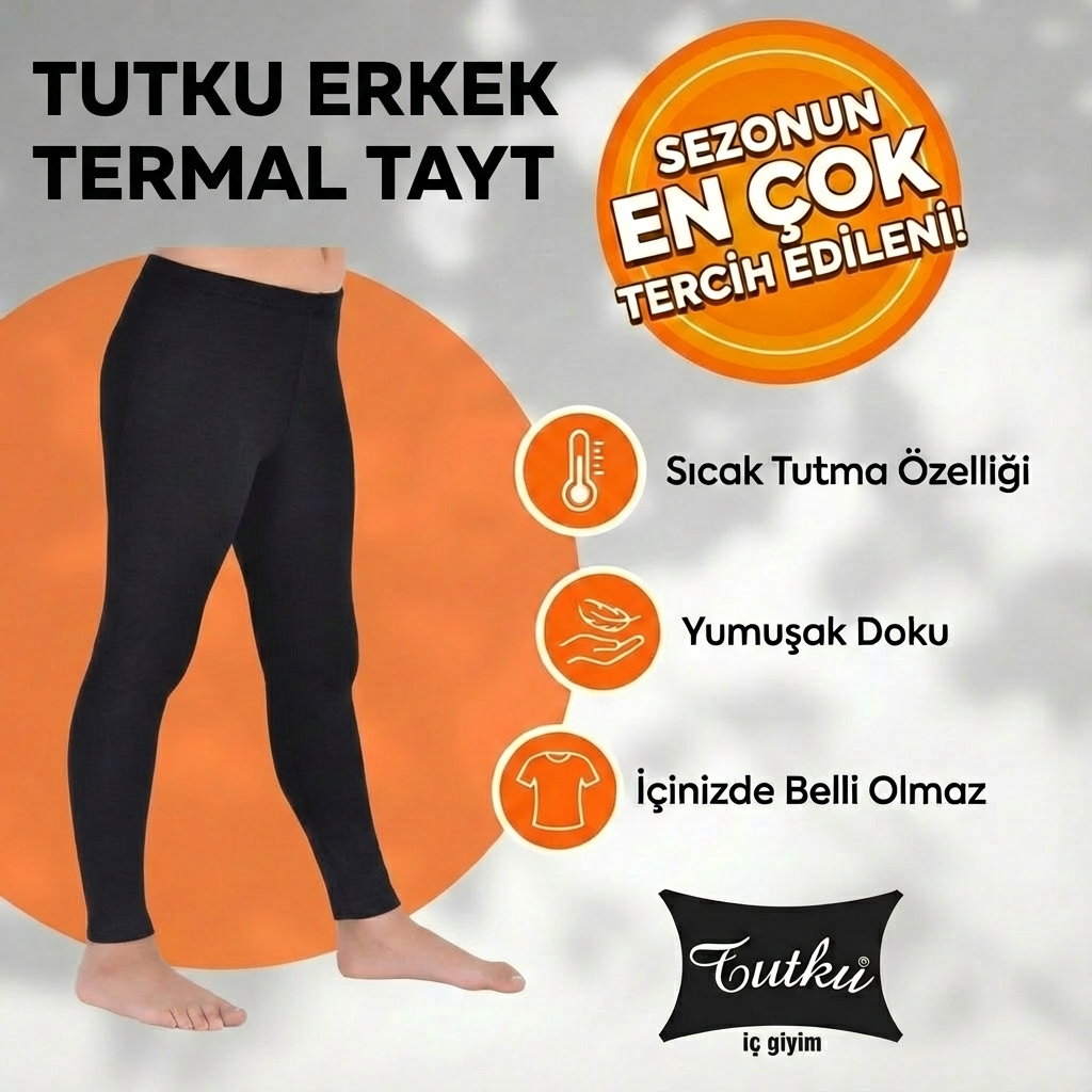 Tutku 0125 Erkek Termal Tayt