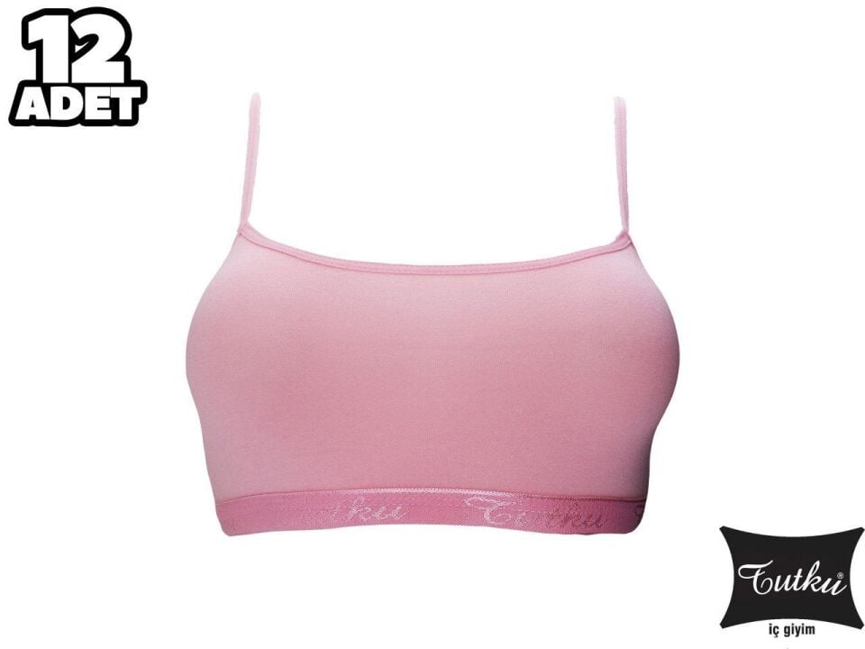 Tutku 0844 Kız Çocuk Elestan Alıştırma Sütyen 12'li