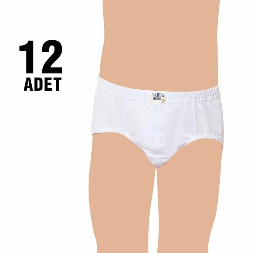 Seher Erkek Çocuk Külot 12'li (SEC37)