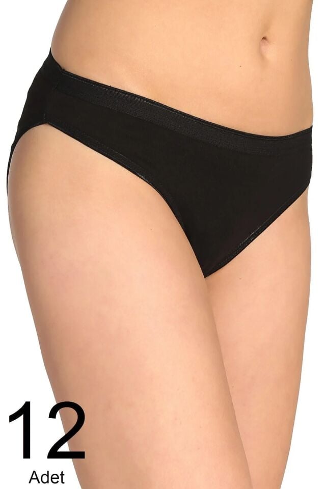 Tutku Su Yolu Kadın Siyah Bikini 12'li