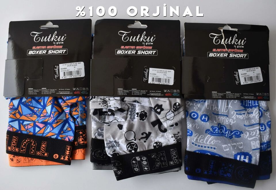 Tutku Elestan Empirme Erkek Spor Boxer