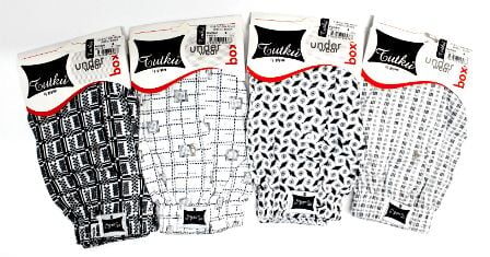 Tutku Erkek Penye Desenli Boxer
