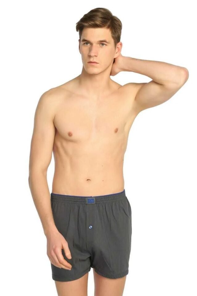 Tutku Erkek Penye Boxer Siyah - L