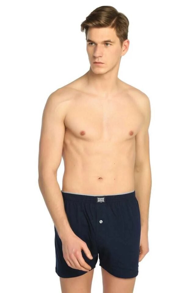 Tutku Erkek Penye Boxer Siyah - L